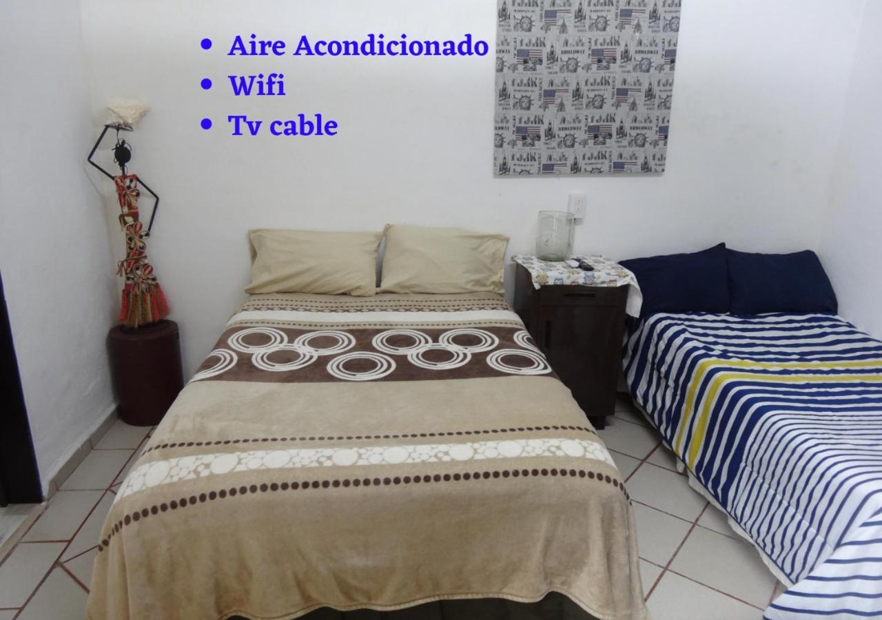 Habitaciones-Comodas-Aire-Wifi-Tv-Cerca De Playa-!!Excelente Precio II Manzanillo Exterior photo